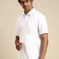 Ramraj Cotton Mens Half Sleeve White Shirt Plus Size - Pure Cotton | Swadesiicart