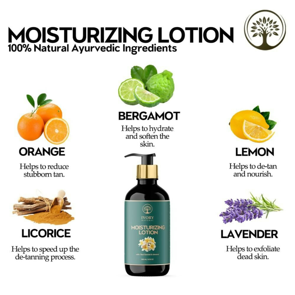 Ivory Natural Moisturizing Lotion Nourishes, Hydrates, And Revitalizes Dry Skin For Radiant Glow | Swadesiicart