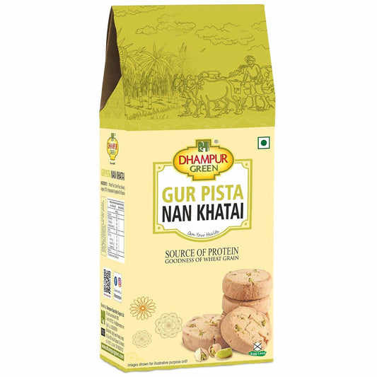 Dhampur Green Gur Pista Nan Khatai - Swadesiicart