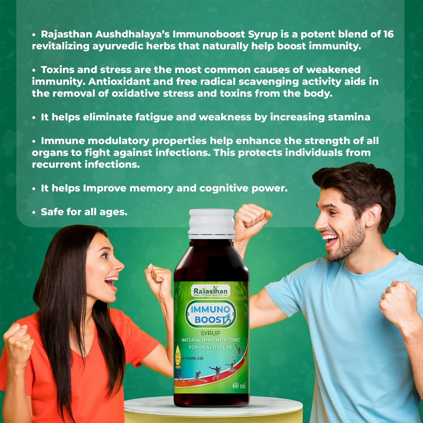 Rajasthan Herbals Immuno Boost Syrup | Swadesiicart