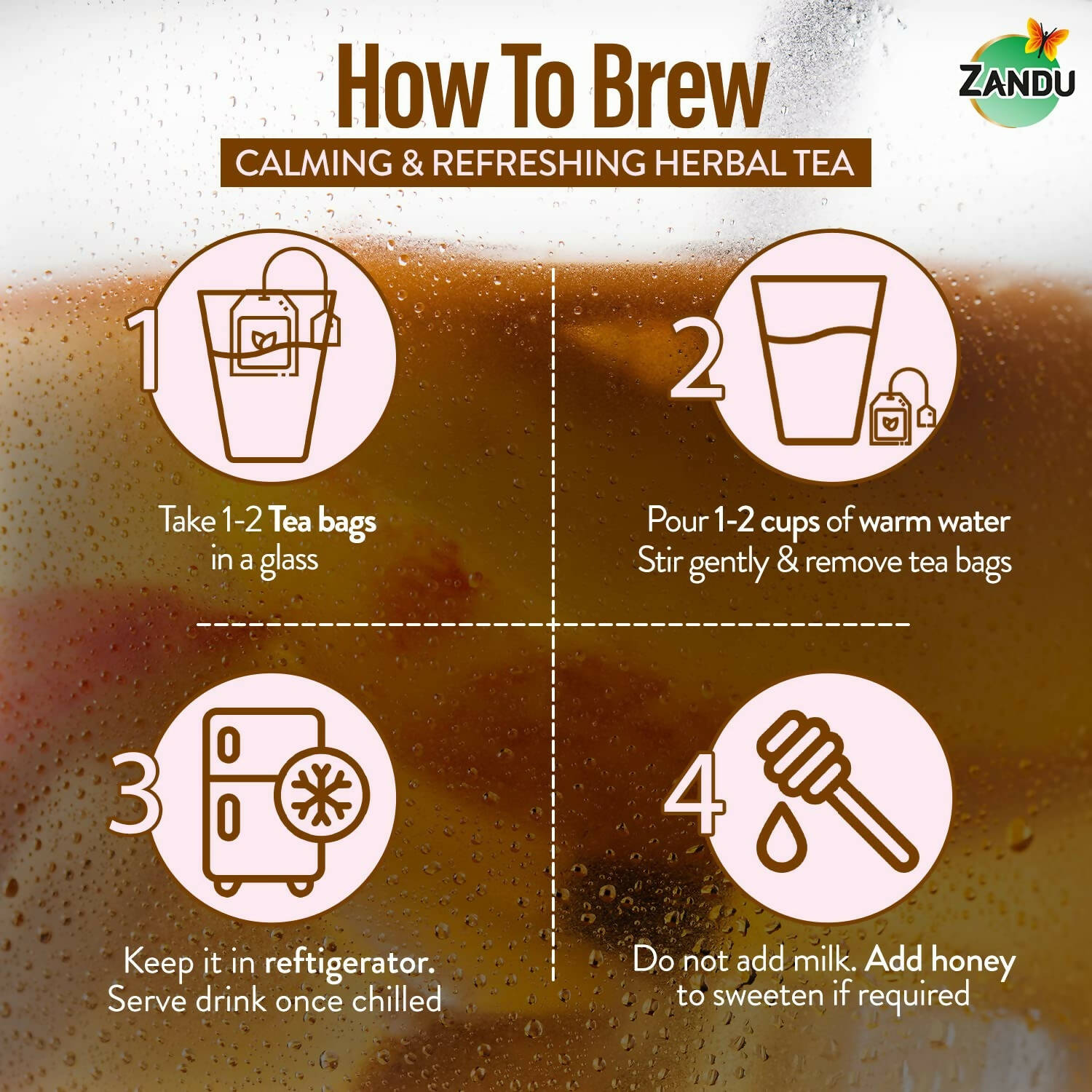 Zandu Calming & Refreshing Herbal Infusion - Swadesiicart
