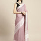 Shree Shyam Fashion Linen Purple Saree