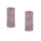 Pink Hoops Earrings- Ruby Raang | Swadesiicart