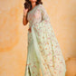 Vamsee Riva Pista Georgette Saree - Swadesiicart