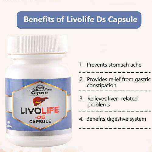 Cipzer Livolife Ds Capsules | Swadesiicart