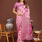 Shree Shyam Fashion Sajni Pink Linen Cotton Saree