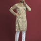 Anaita Multicolour Printed Pure Silk Straight Kurta