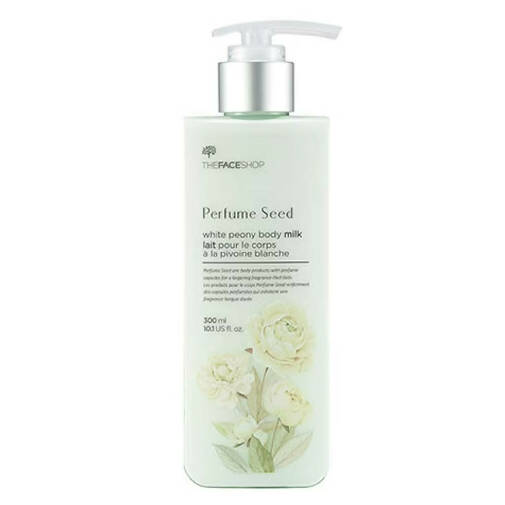 The Face Shop Perfume Seed White Peony Body Milk - Korean Skincare | Swadesiicart