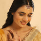 Nuyug 18K Gold Plated Ethereal Gulabi Stone Maang Tikka | Swadesiicart