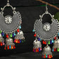 Mominos Fashion Johar Kamal Women's Oxidised Multicolour Earrings - Swadesiicart