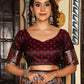 Shree Shyam Fashion Red Silk Saree