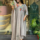 The52 Grey Women's Gorgeous Chinon Viscose Fabric Embroidered Work Straight Kurta Pant and Dupatta Set - Swadesiicart