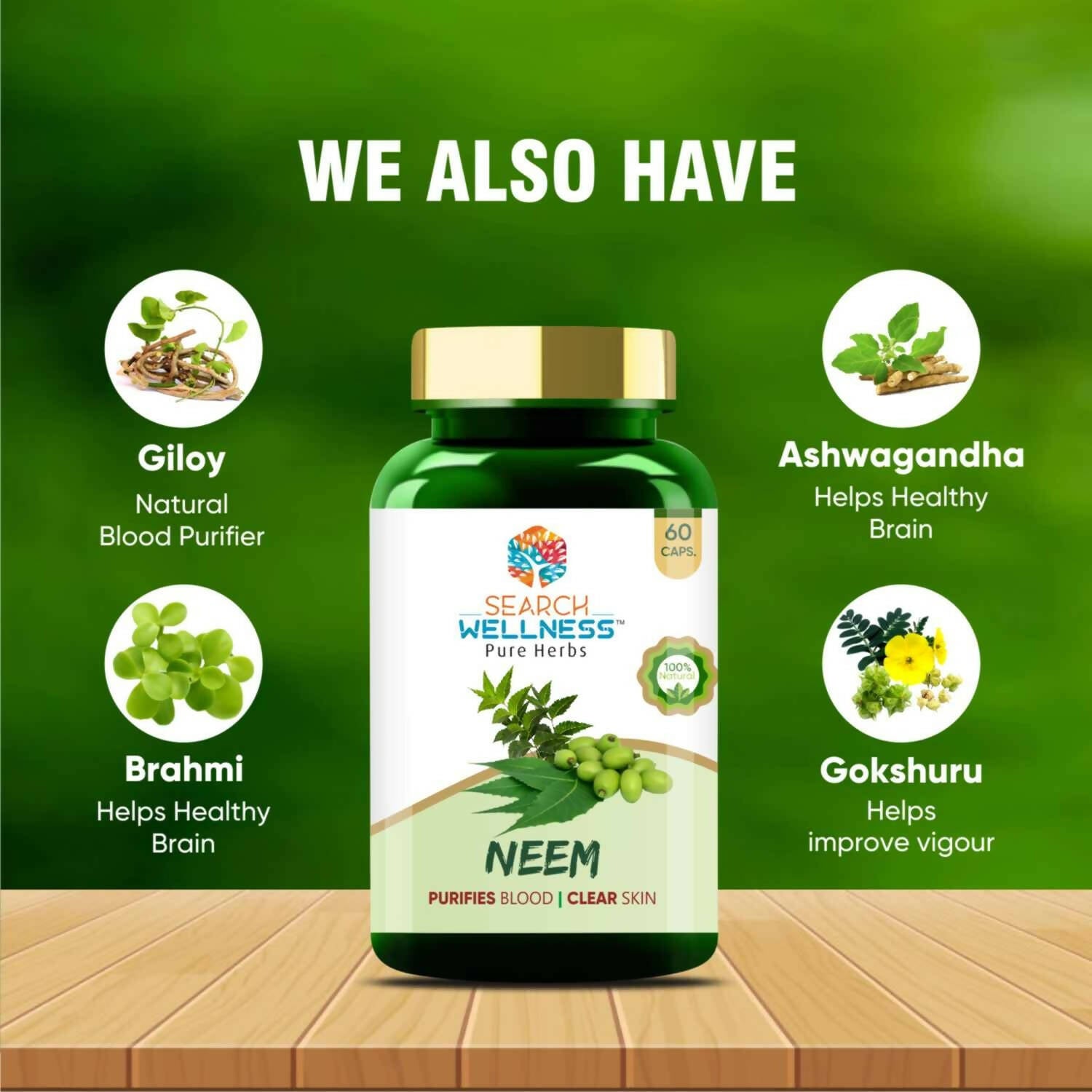 Search Wellness Neem Capsules - Swadesiicart