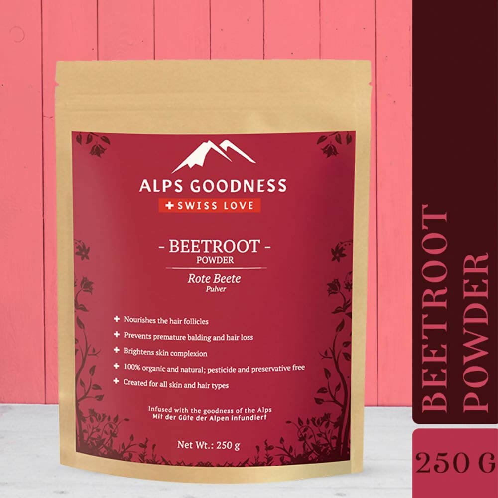 Alps Goodness Beetroot Powder For Hair Mask & Face Mask - Swadesiicart