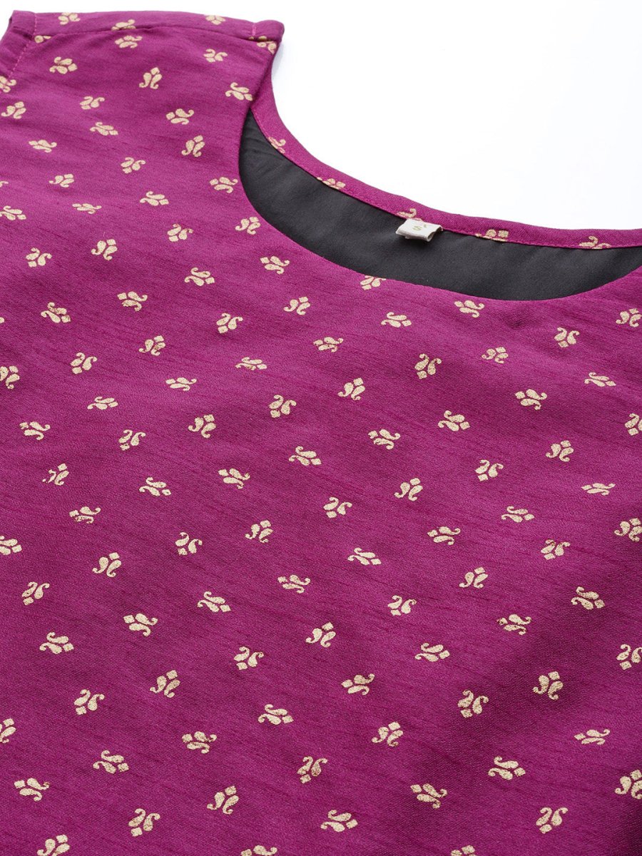 Ahalyaa Ethnic Print Tunic | Swadesiicart