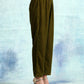 trueBrowns Mehandi Velvet Pant | Swadesiicart