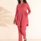 trueBrowns Pink Cotton Dobby Co-ord Set - Swadesiicart