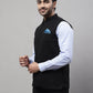 Even Apparels Men's Black Nehru Jacket With Welt Pockets | Swadesiicart