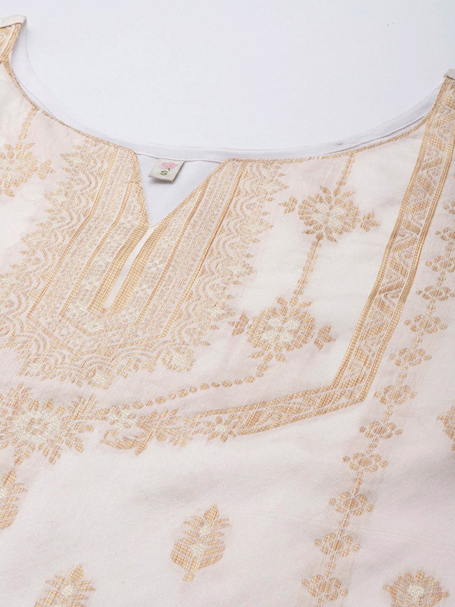 Ahalyaa Woven Design Ethnic Motifs Unstitched Dress Material | Swadesiicart
