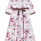 Ahalyaa Girls Printed A-Line Maxi Kids Ethnic Dresses | Swadesiicart