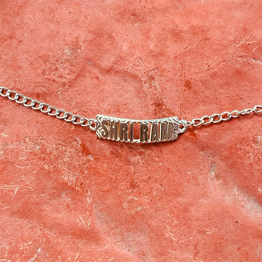 trueBrowns 925 Sterling Silver Shri Ram Silver Chain Rakhi | Swadesiicart
