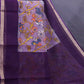 Lavendar & Blue Combo Bird Design Pure Kota Cotton Saree By Gayathri Reddy Designer Studio | Swadesiicart