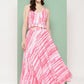 Ahalyaa Printed Ethnic Crop Top with Skirt - Swadesiicart