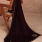 trueBrowns Wine Velvet Embroidered Shawl | Swadesiicart