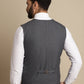 Even Apparels Men's Grey Waistcoat with welt pockets | Swadesiicart