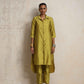 trueBrowns Green Shirt Kurta Set | Swadesiicart