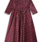 Ahalyaa Girls Printed A-Line Maxi Ethnic Dresses | Swadesiicart