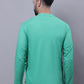 Even Apparels Green Pure Cotton Short Kurta With Band Collar | Swadesiicart