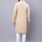 Even Apparels Yellow Pure Cotton Kurta With Band Collar | Swadesiicart
