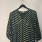 trueBrowns Green Lehariya Top | Swadesiicart