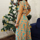 Noroke Bamboo Flowy Floral Dress - Printed | Swadesiicart