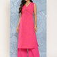 Ahalyaa Floral Printed Empire Gotta Patti Kurta With Palazzos | Swadesiicart