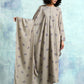 trueBrowns Sage Printed Velvet Shawl | Swadesiicart