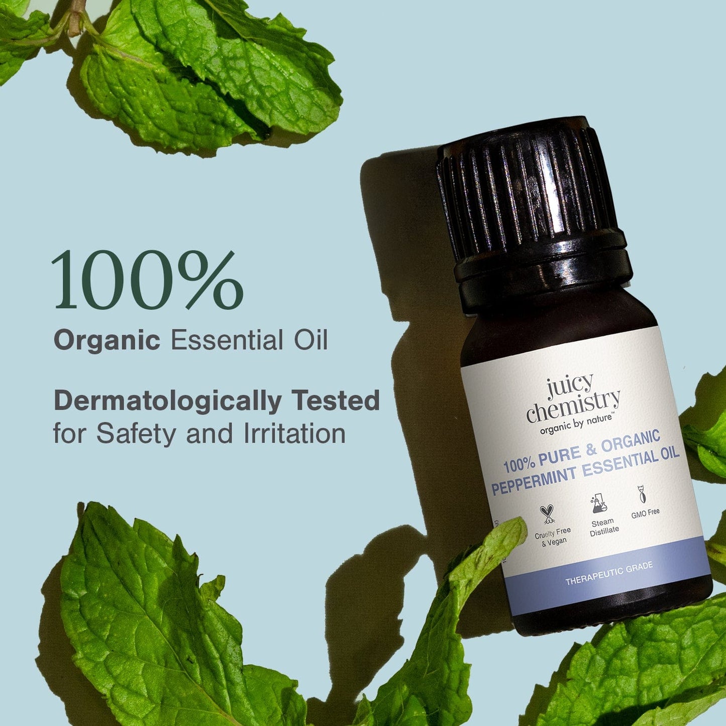 100% Pure & Organic Peppermint Essential Oil