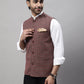 Even Apparels Men's Multi Nehru Jacket With Welt Pockets | Swadesiicart