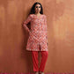 trueBrowns Beige Print Kurta Co-ord Set - Swadesiicart