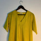 trueBrowns Lime Slub Long Kurta | Swadesiicart