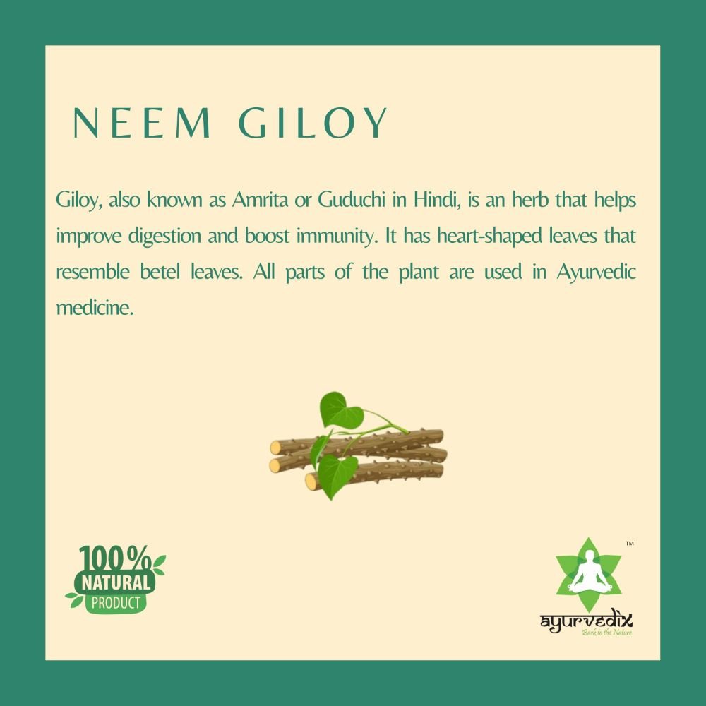 Ayurvedix Neem Giloy Ark - Swadesiicart