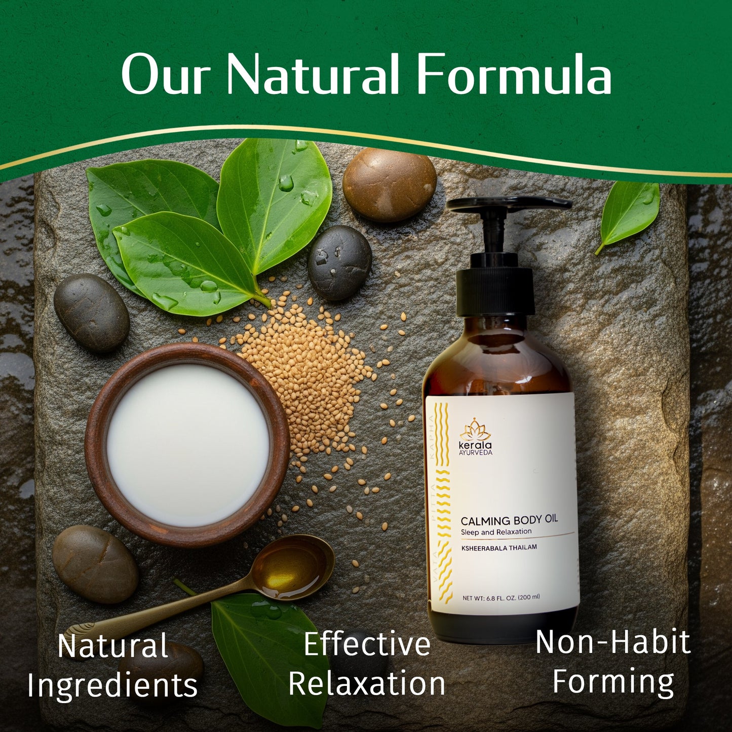 Calming Body Oil - Ksheerabala Thailam