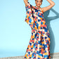 InWeave Women's Multi Geometric Print One Shoulder Top With Palazzo Set - Swadesiicart