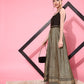 Ahalyaa Chevron Printed Maxi Ethnic Dress | Swadesiicart