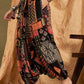 InWeave Black Multi Ethnic Harem Pant - Swadesiicart