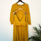 trueBrowns Mustard Jacket Top Pant Set | Swadesiicart