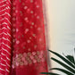 trueBrowns Pink Leheriya Saree | Swadesiicart