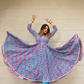 Pomcha Jaipur Chitra Hand Block Cotton Anarkali Set | Swadesiicart