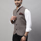 Even Apparels Men's Beige Pure Wool Nehru Jacket | Swadesiicart